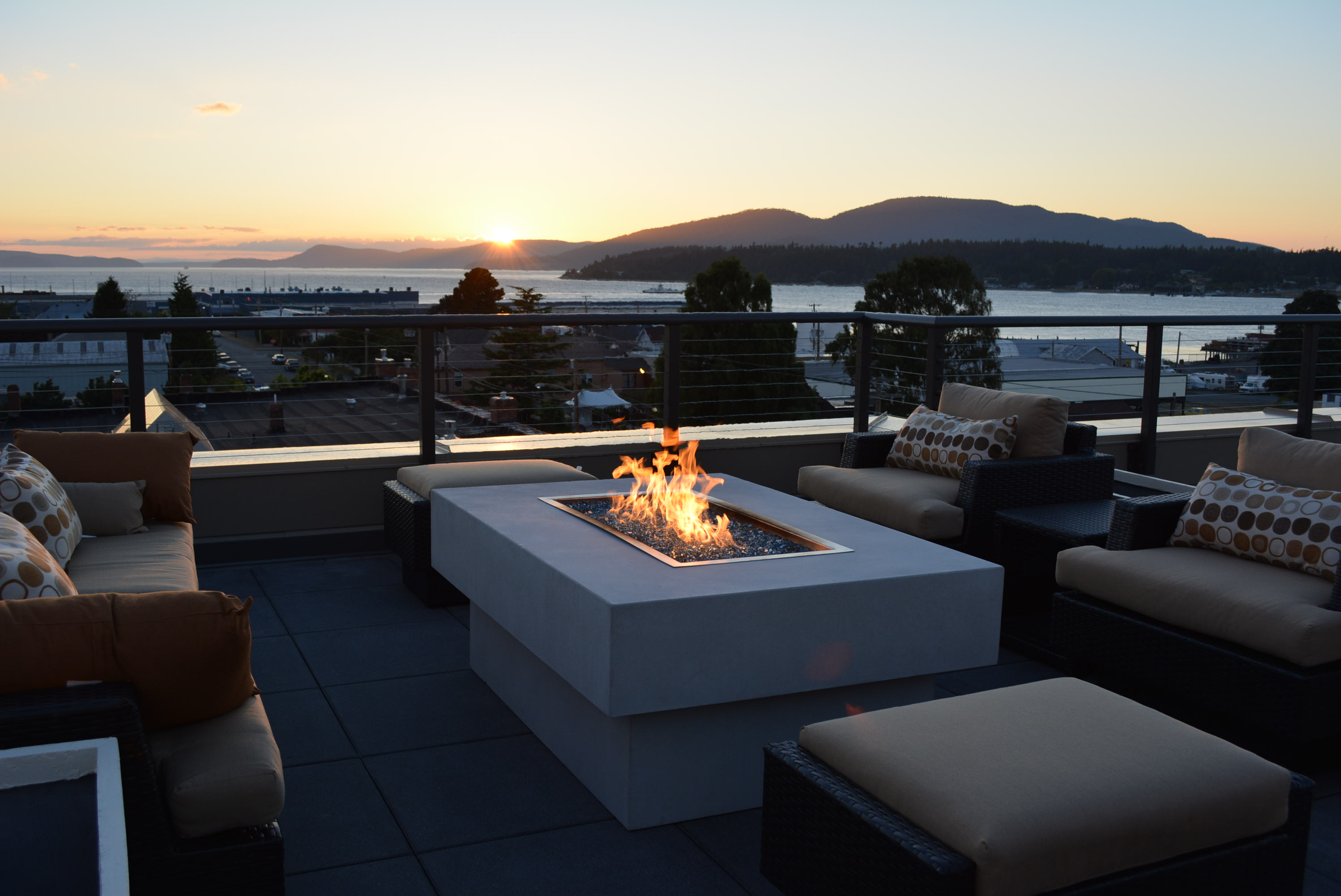 rooftop fire pit